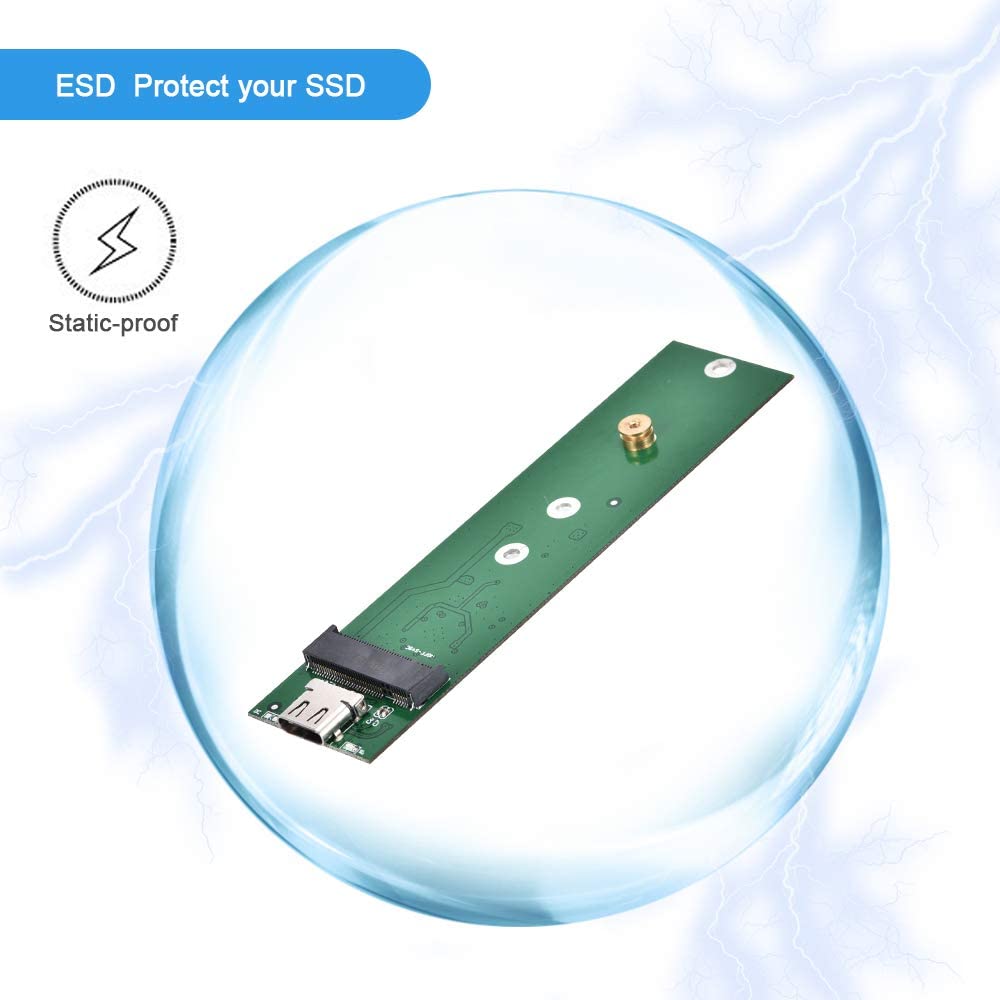 ELUTENG Boîtier SSD M.2 SATA vers USB C Gen1 USB 3.1 UASP 6Gbps Boîtier  Externe Disque Dur M2 NGFF to USBC Adaptateur B et B + M - Cdiscount  Informatique